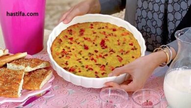 آموزش درست کردن کوکو پیتزایی با مرغ و سیب زمینی به روش خاص