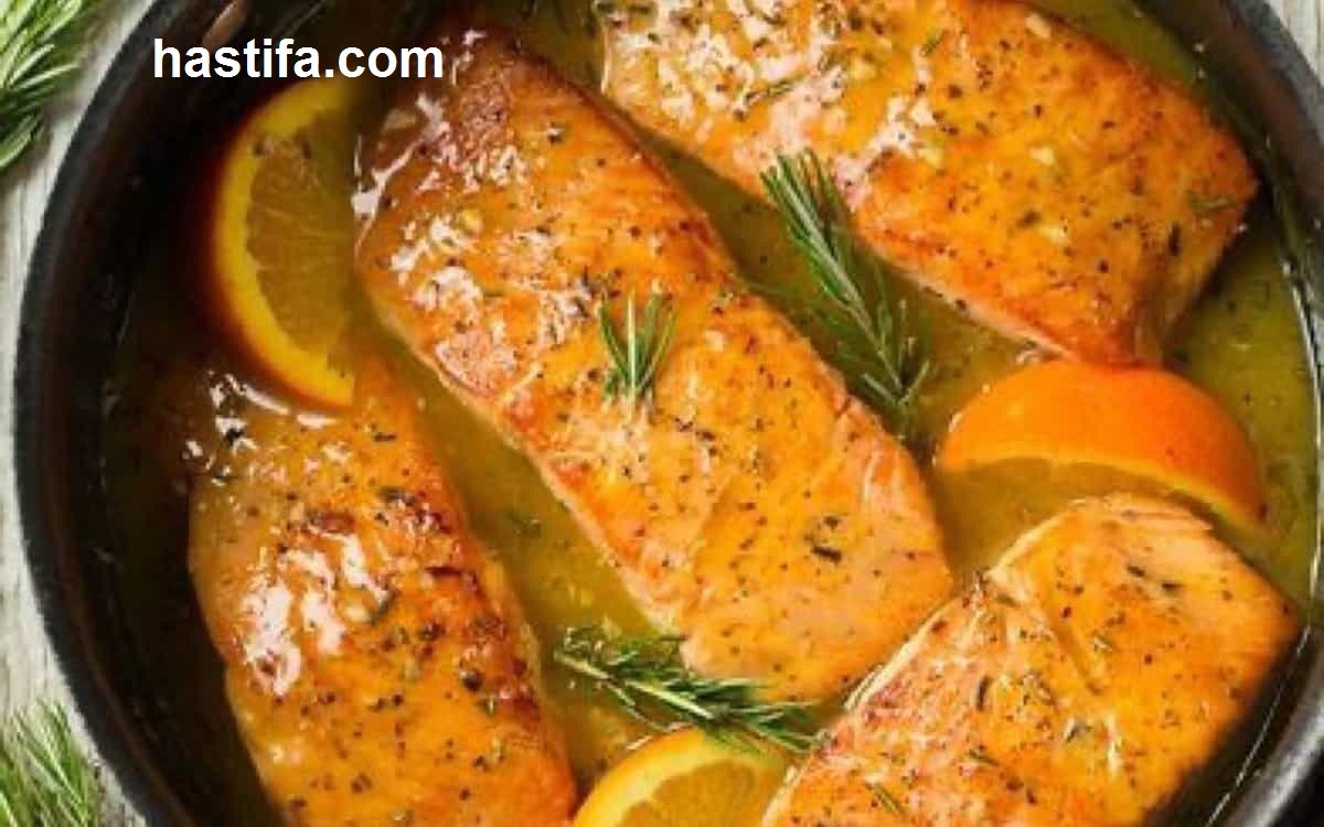 آموزش درست کردن خوراک ماهی با سس پرتقال به روش مخصوص