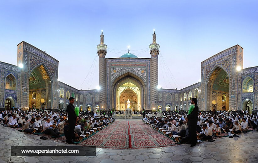 نمای زیبای مسجد گوهرشاد مشهد