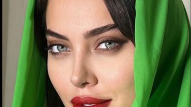 محجبه شدن مدل ایرانی