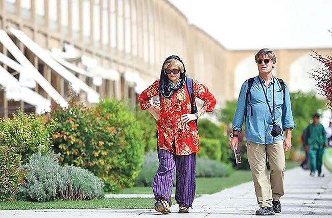 خوشحالی گردشگر روسی در تهران 