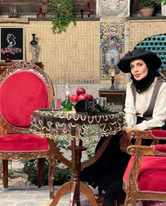 عکس مریم قجر آنجلینا جولی ایرانی
