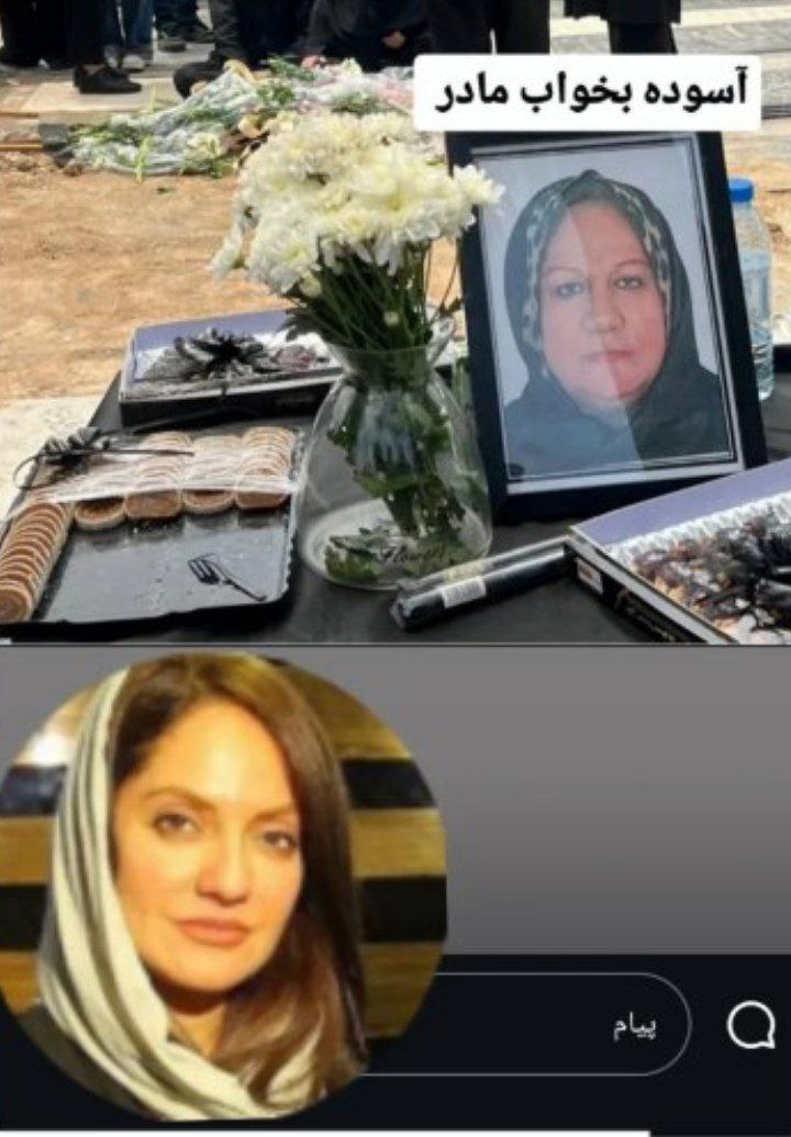 عکس یاسین رامین برای مادر مهناز افشار عکس یاسین رامین برای مادر مهناز افشار