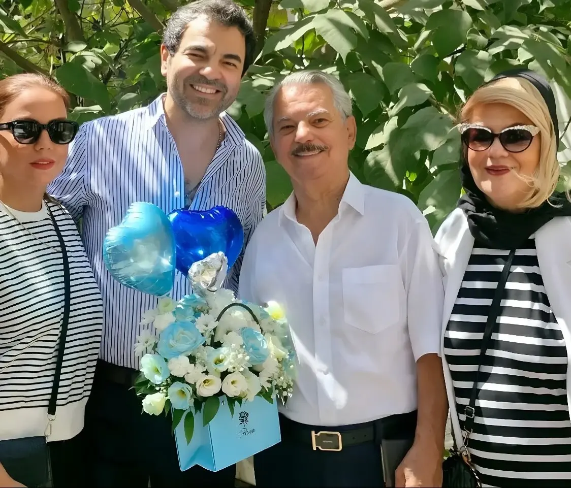 عکس خانوادگی بهزاد خلج